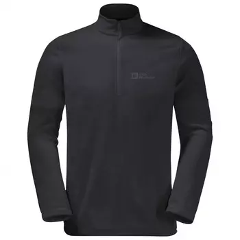 Флисовый свитер Jack Wolfskin Taunus Halfzip, черный