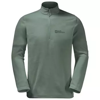 Флисовый свитер Jack Wolfskin Taunus Halfzip, цвет Hedge Green