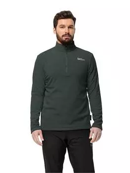 Флисовый свитер Jack Wolfskin, зеленый