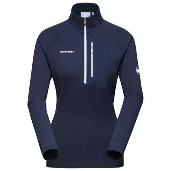 Флисовый свитер Mammut Women's Aenergy Light Midlayer Half Zip Pull, цвет Marine