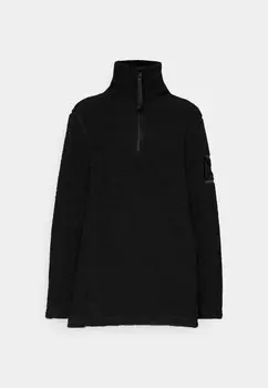Флисовый свитер MARINA HALF ZIP Didriksons, черный