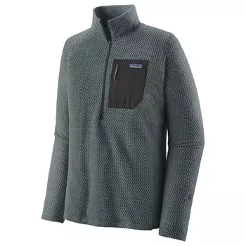 Флисовый свитер Patagonia R1 Air Zip Neck, цвет Nouveau Green