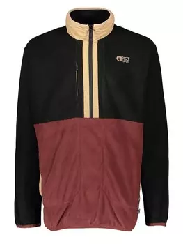 Флисовый свитер PICTURE Fleecepullover Mathew, цвет Schwarz/Rot