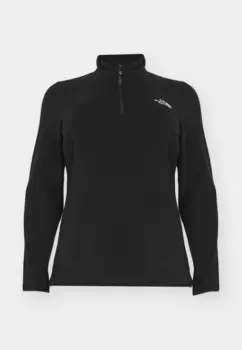 Флисовый свитер PLUS 100 GLACIER 1/4 ZIP The North Face, черный