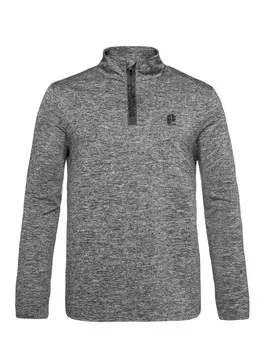 Флисовый свитер Protest REWILL 1/4 zip active top, цвет Dark Grey Melee