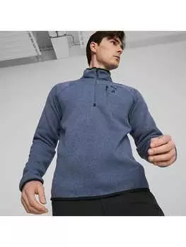 Флисовый свитер Puma, синий