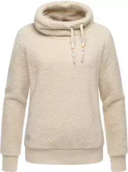 Флисовый свитер Ragwear "Menny", модный свитер из флиса Тедди с воротником-трубой, бежевый