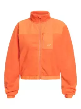 Флисовый свитер Roxy "Волны тепла", цвет Tigerlily