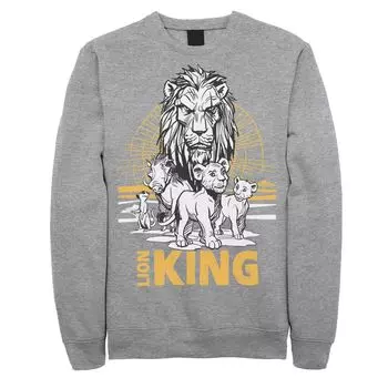 Флисовый свитер с эскизом для юниоров Disney's The Lion King, групповой снимок Licensed Character