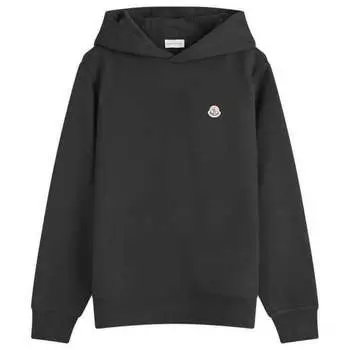 Флисовый свитер с капюшоном Emerized Moncler, черный