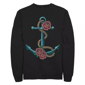 Флисовый свитер с круглым вырезом и татуировкой розы Fifth Sun Anchor для юниоров Fifth Sun