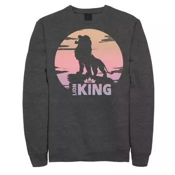 Флисовый свитер с логотипом Disney's The Lion King Pride Rock Sunset Roar для юниоров Licensed Character