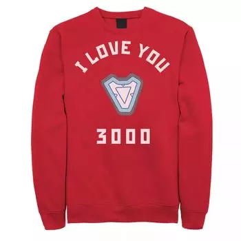 Флисовый свитер синего цвета Arc Reactor для юниоров Marvel Avengers Endgame Iron Man I Love You 3000 Licensed Character