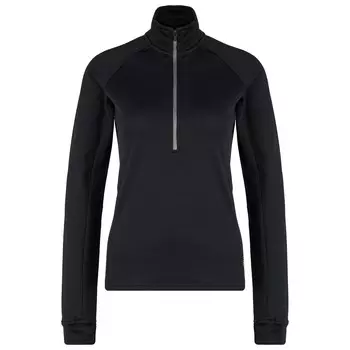 Флисовый свитер Stoic Women's PaukiSt Waffle Fleece Half Zip, черный