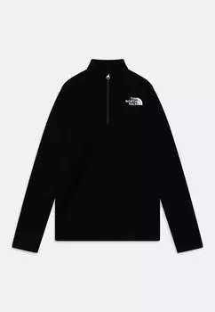 Флисовый свитер TEEN GLACIER ZIP UNISEX The North Face, черный
