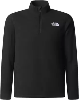 Флисовый свитер The North Face "TEEN GLACIER FLEECE 1/4 ZIP", черный