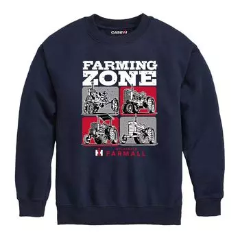 Флисовый свитшот Case IH Farming Zone для мальчиков 8–20 лет Licensed Character, синий