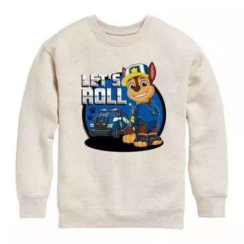 Флисовый свитшот Chase с рисунком Paw Patrol "Let's Roll" для мальчиков 8–20 лет Licensed Character
