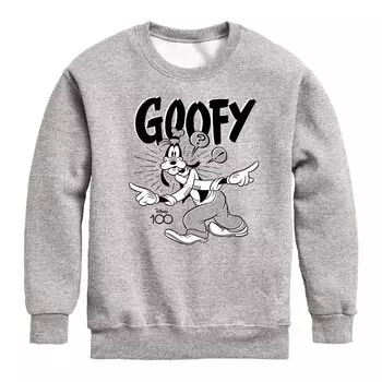 Флисовый свитшот Disney 100 Goofy Halftone для мальчиков 8–20 лет Licensed Character