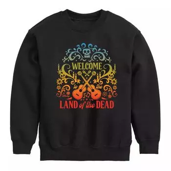 Флисовый свитшот Disney/Pixar's Coco Boys 8-20 Welcome To Land Of The Dead Licensed Character, черный