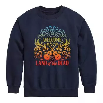 Флисовый свитшот Disney/Pixar's Coco Boys 8-20 Welcome To Land Of The Dead Licensed Character, синий