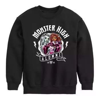 Флисовый свитшот для группы выпускников Monster High для мальчиков 8–20 лет Licensed Character, черный