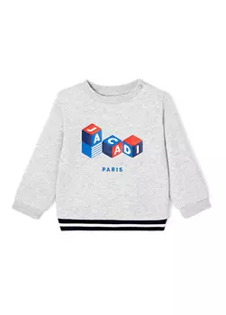 Флисовый свитшот для маленьких мальчиков Jacadi Paris