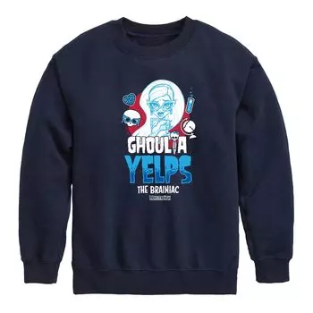 Флисовый свитшот Ghoulia Yelps для мальчиков 8–20 лет Monster High Licensed Character, синий