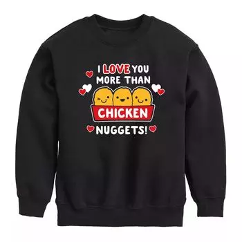 Флисовый свитшот Love You More Than Nuggets для мальчиков 8–20 лет Licensed Character