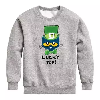Флисовый свитшот Lucky 'You для мальчиков 8–20 лет Pete The Cat Licensed Character