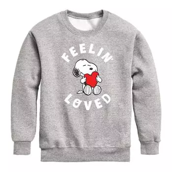 Флисовый свитшот Peanuts Feelin Loved для мальчиков 8–20 лет Licensed Character