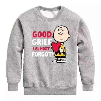 Флисовый свитшот Peanuts Good Grief для мальчиков 8–20 лет Licensed Character