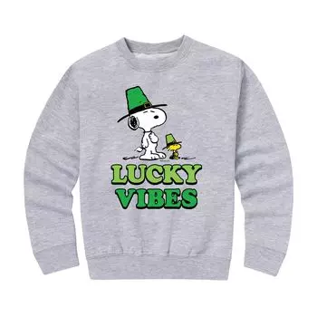 Флисовый свитшот Peanuts Lucky Vibes для мальчиков 8–20 лет Licensed Character