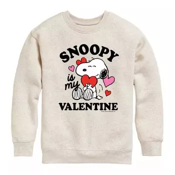 Флисовый свитшот Peanuts Snoopy Valentine для мальчиков 8–20 лет Licensed Character
