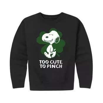 Флисовый свитшот Peanuts Too Cute To Pinch для мальчиков 8–20 лет Licensed Character