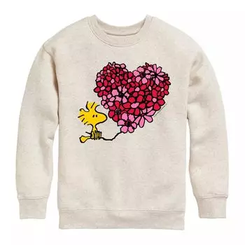 Флисовый свитшот Peanuts Woodstock Heart для мальчиков 8–20 лет Licensed Character