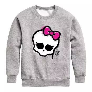 Флисовый свитшот с граффити и логотипом Monster High для мальчиков 8–20 лет Licensed Character