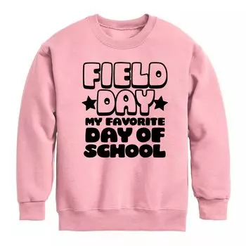 Флисовый свитшот с графическим рисунком для мальчиков 8–20 лет Field Day Favorite Day Licensed Character