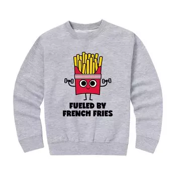 Флисовый свитшот с графическим рисунком для мальчиков 8–20 лет Fueled By French Fries Licensed Character