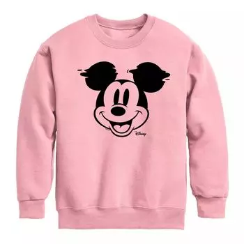Флисовый свитшот с изображением глюков Disney's Mickey Mouse для мальчиков 8–20 лет Licensed Character, розовый