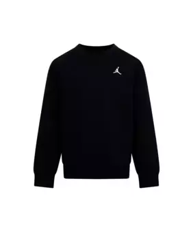 Флисовый свитшот с круглым вырезом для мальчиков MJ Brooklyn Essential Jordan, черный