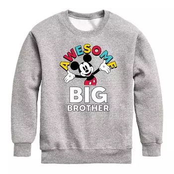 Флисовый свитшот с Микки Маусом Disney's для мальчиков 8–20 лет Big Brother Licensed Character