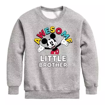 Флисовый свитшот с Микки Маусом Disney's для мальчиков 8–20 лет Little Bro Licensed Character