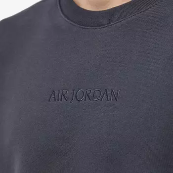 Флисовый свитшот с надписью Air Jordan Crew