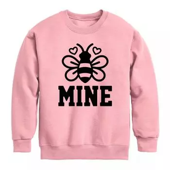 Флисовый свитшот с рисунком "Bee Mine" для мальчиков 8–20 лет ко Дню святого Валентина Licensed Character, розовый