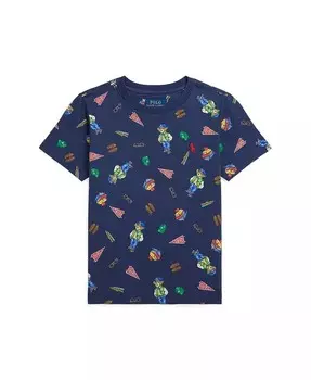 Флисовый свитшот с рисунком для малышей и маленьких мальчиков Polo Ralph Lauren, мультиколор