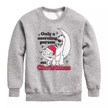 Флисовый свитшот с рисунком Garfield Christmas Morning для мальчиков 8–20 лет Licensed Character