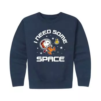 Флисовый свитшот с рисунком «Peanuts I Need Some Space» для мальчиков 8–20 лет Licensed Character