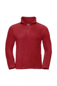 Флисовый топ на молнии 1/4 для улицы Russell, красный