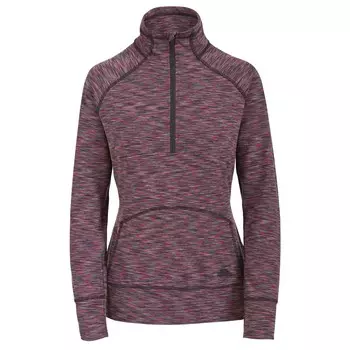 Флисовый топ на молнии на половину длины Trespass, розовый